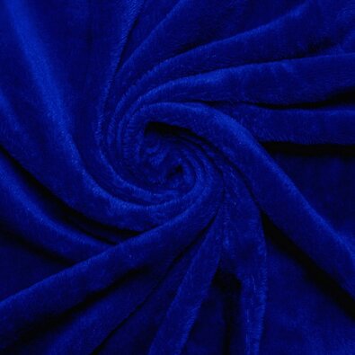 Простирадло з мікроплюшу темно-синє, 180 x 200 см