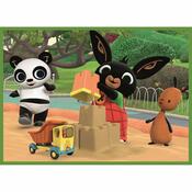 Puzzle Trefl Bing O zi fericită, 4 în 1 12, 15,20, 24 piese