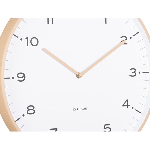 Karlsson 6011SB design falióra bézs, átmérő 40 cm