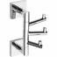 SAPHO XQ204 X-Square triplu pivotant, cromatat