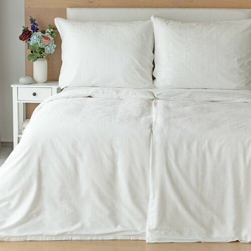 Matějovský Posteljnina iz bambusovega damaskaSofie White, 140 x 200 cm, 70 x 90 cm