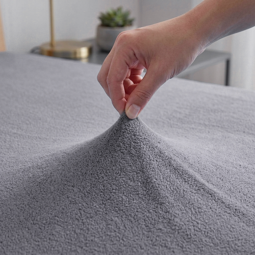 4Home Frottee-Bettlaken Ideal Grau, 60 x 120 cm