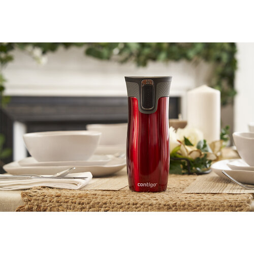 Contigo Termo lahev West Loop 470 ml Red