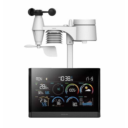 Sencor SWS 11000 Profesjonalna stacjameteorologiczna z bezprzewodowym czujnikiem 5w1