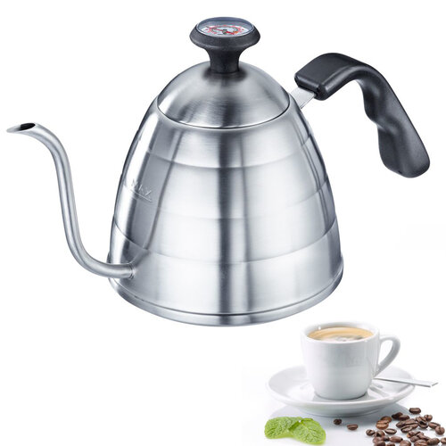 Westmark BRASILIA PLUS teáskanna hattyúnyakkal és hőmérővel, 800 ml