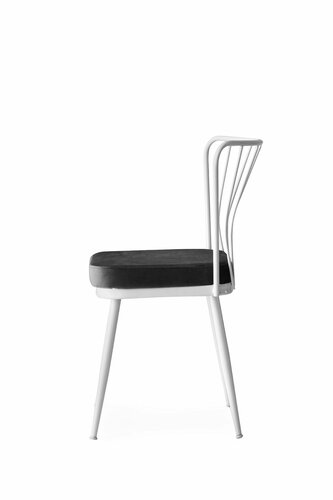 Set de scaune de sufragerie Yildiz White, 2 bucăți