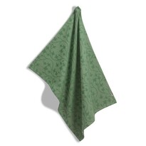 Kela Ścierka kuchenna Cora, 100% bawełna, zielony, wzór, 70 x 50 cm