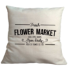 Bohemia Gifts Prevleka za blazino Flower market,40 x 40 cm