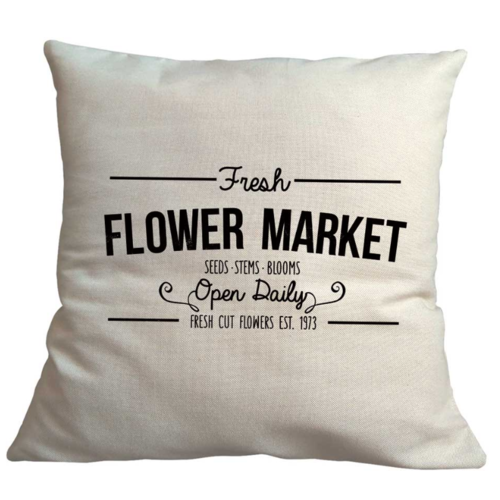 Bohemia Gifts Poszewka na poduszkę Flower market,40 x 40 cm