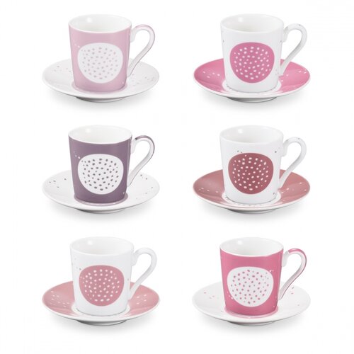 Tescoma Set aus Tassen und Untertassen myCOFFESugar, 6 Stück