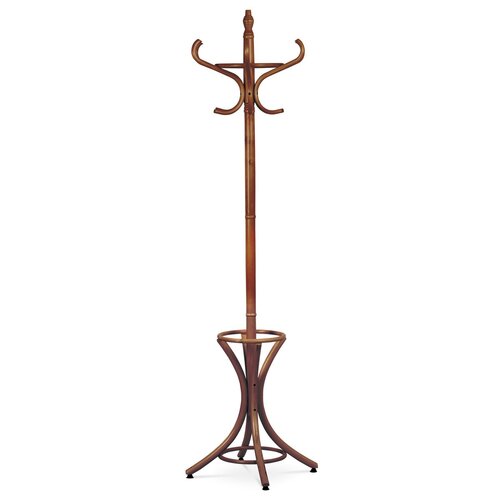 Leseni stojan za obešalnik, temen hrast, 52 x 186cm