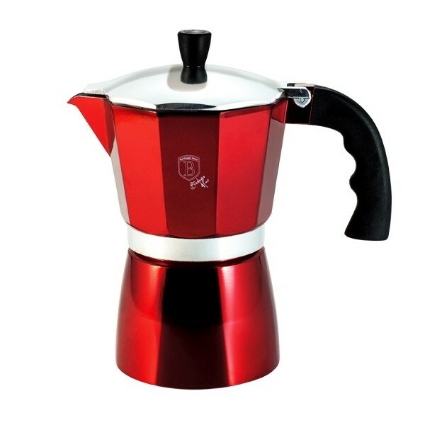 Berlinger Haus Kanvica na espresso 6 šálok Burgundy Metallic Line