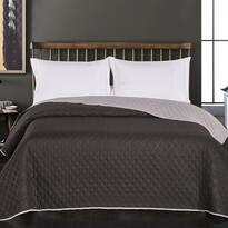 DecoKing Покривало для ліжка Axel чорний/сірий, 220 x 240 см
