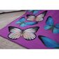 Pătură Domarex BUTTERFLY 3D violet, 150 x 200 cm