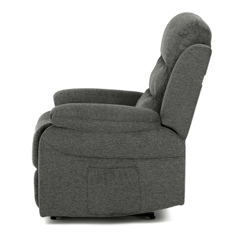 Polohovací křeslo PLUSH, šedá