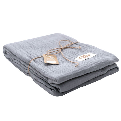 Matex Muslin pregrinjalo temno siva, 240 x 210 cm
