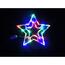 Dekorácia do okna Hviezda 24 LED, farebná