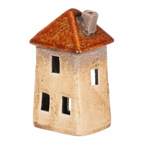 Svečnik za čajno svečko Domeček, 7 x 13 x 6 cm