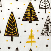 4Home Bettwäsche Mikroflanell Nordic Tree,  140 x 200 cm, 70 x 90 cm