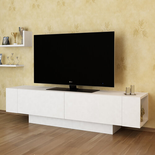TV-Lowboard Ekol White