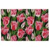Kokosová rohožka Pink tulips, 39 x 59 cm