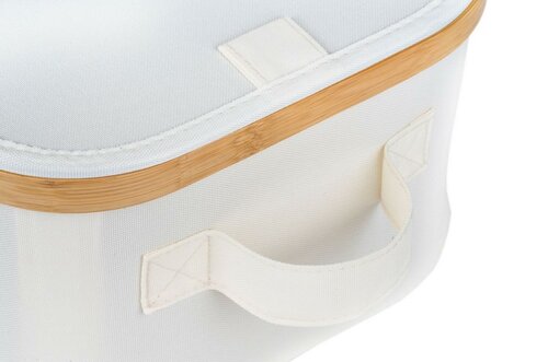 Pojemnik do przechowywania G21 40 x 30 x 15 cm, bambusowy z pokrywką, beżowy