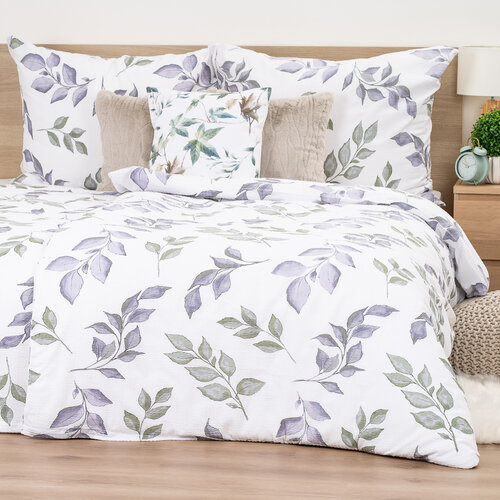 4Home Крепова постільне білизна Soft Leaves, 140 x 200 см, 70 x 90 см