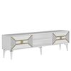 Stolik pod telewizor Yumedi White and Gold