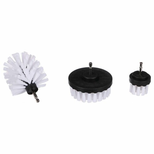 Sixtol Komplet krtačk za vrtalko za čiščenjeavtomobila CAR DETAILING DRILL BRUSH 3 SOFT, 3 kos