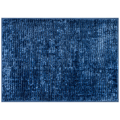 AmeliaHome Koupelnová předložka Bati tmavě modrá, 60 x 90 cm