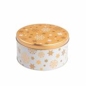 Altom Sada vánočních plechových dóz Golden Snowflakes, 3 ks