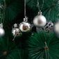 4Home Zestaw ozdób bożonarodzeniowych Noel 100 szt., srebrny
