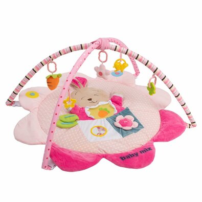 Baby Mix Păturică de joacă Iepuraș, 87 x 41 cm