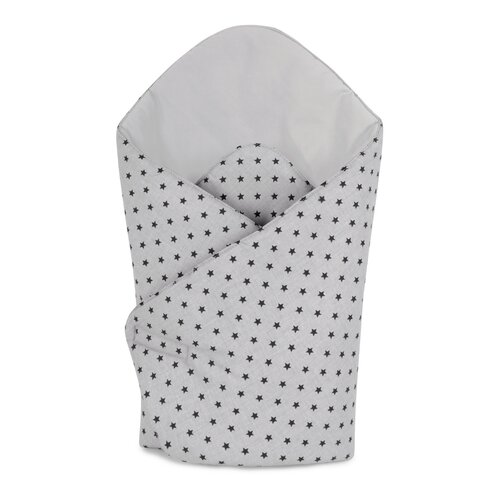 Bellatex Rożek dziecięcy Gwiazdki szary, 75 x 75 cm