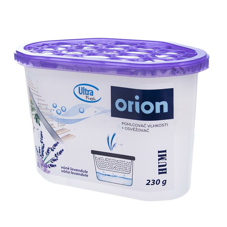 Orion Jednorázový pohlcovač vlhkosti 180 g, levandule