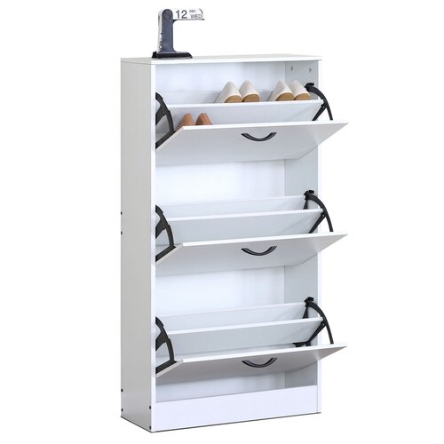 Cipősszekrény rekeszekkel G1016 WT, fehér