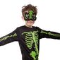 Rappa Otroški kostum Skeleton neon, velikost. S