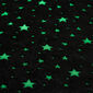 4Home Decke Soft Dreams Stars leuchtend Grau, 150 x 200 cm