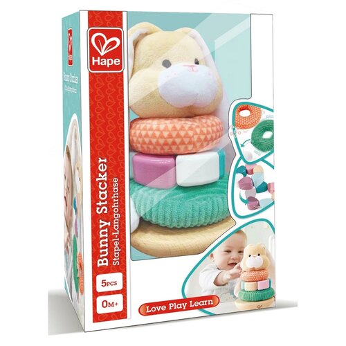 Hape Składana piramida Zajączek