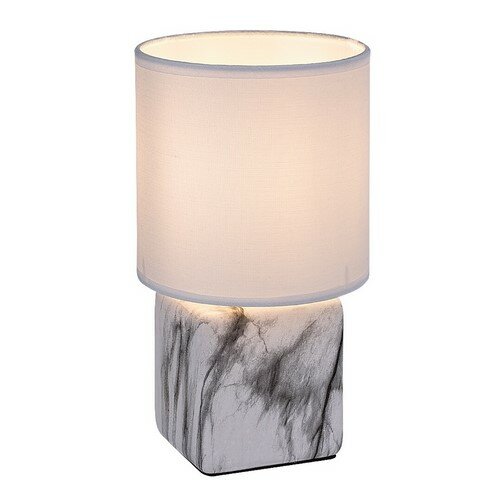 Rabalux 74069 stolná lampa Nalisa, hranatá, biela