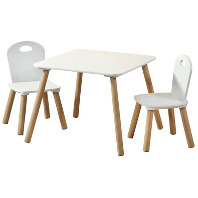 Kesper 17712 White gyerekasztal és 2 szék