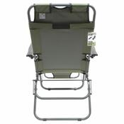 Cattara 13516 Skladacie ležadlo Comfort, zelená, 155 x 61 cm