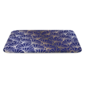 Covoraș din spumă cu memorie Domarex Ginkgo, albastru închis, 38 x 58 cm
