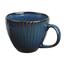 Altom Porcelanová jumbo skodelica Reactive Stripesmodra, 450 ml