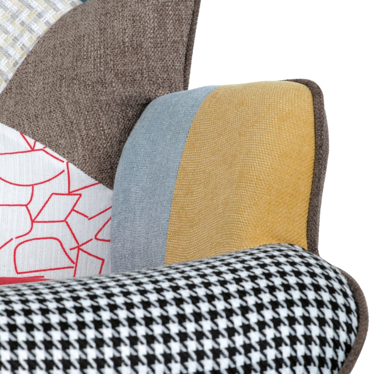 Hojdacie kreslo PW2, patchwork