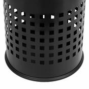 Alda Coș de gunoi Officer perforat 7 l, negru