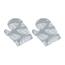 Mănușă de bucătărie Bellatex Pene gri, 28 x 18 cm, 2 buc