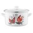 Emalia Pleszew Emajlirana posoda z pokrovomRubinka, 22 cm, 4,7 l