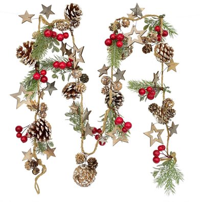 Nature karácsonyi füzér, 150 cm