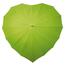 Dámsky holový dáždnik srdce Heart zelená
